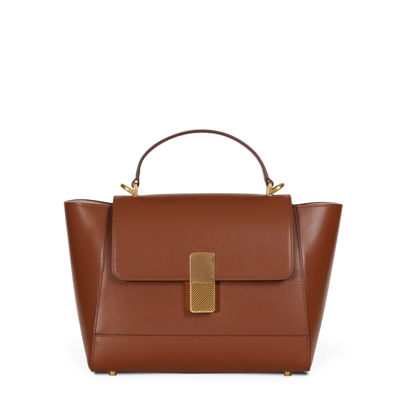 ATELIER MUNCH 西ドイツ製 アンティーク ゴールド パーティーバッグ Marly Gold Edition - Tan Box Leather – Ateliers Auguste