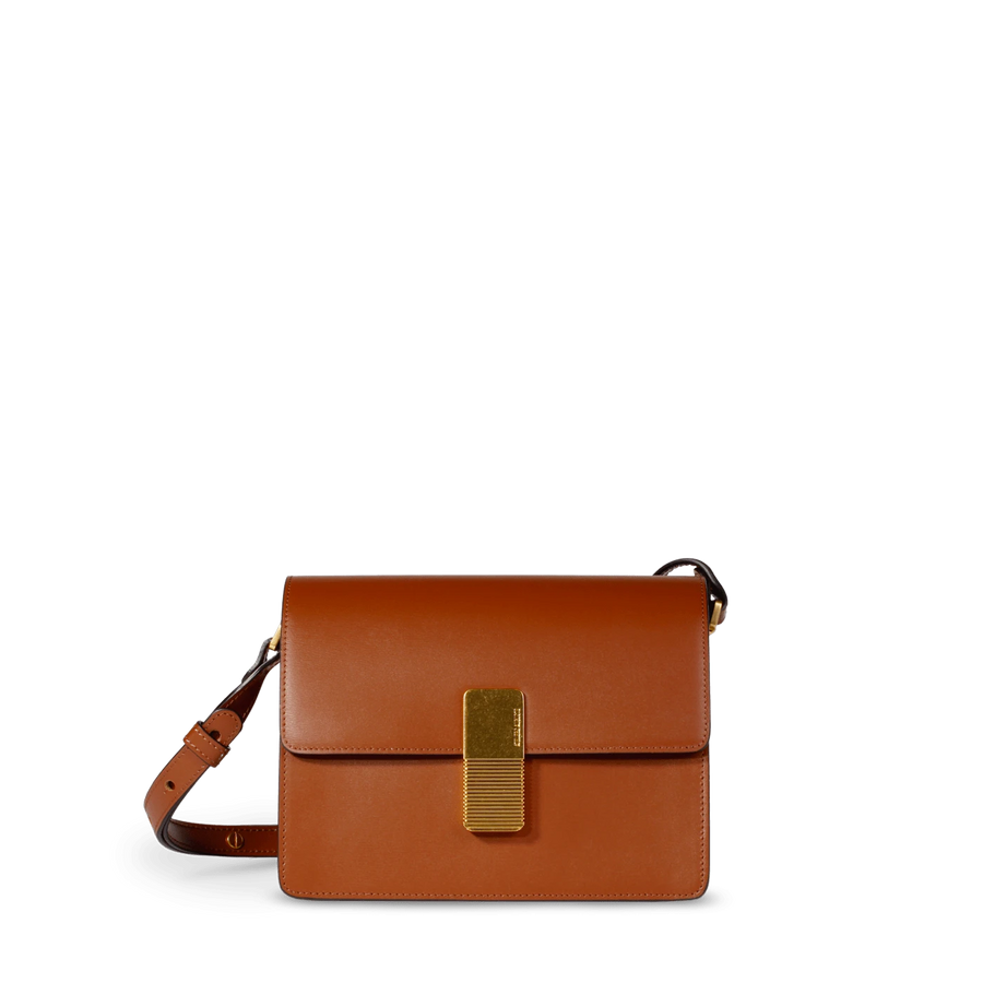 Gabriel Crossbody Bag - Tan Box Leather – Ateliers Auguste Gabriel Crossbody Bag - Tan Box Leather – Ateliers Auguste