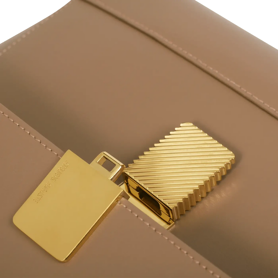 Mini Marly Gold Edition - Cuir Box Taupe - Ateliers Auguste